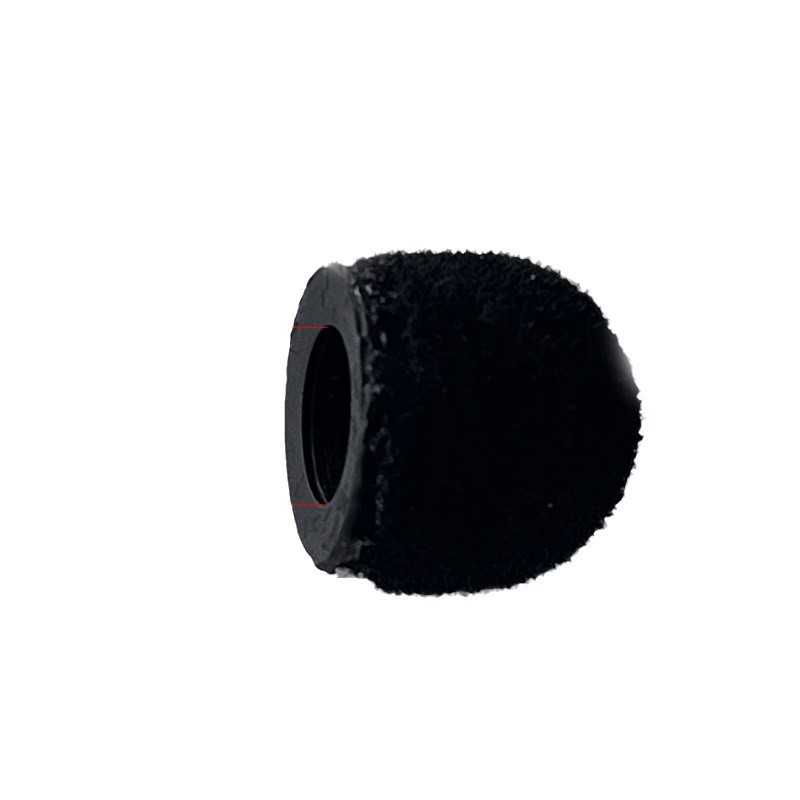 The manufacturer has in stock high-precision and sensitive black capacitive pen accessories with flocked fabric, felt, fiber touch pen tips Item Picture