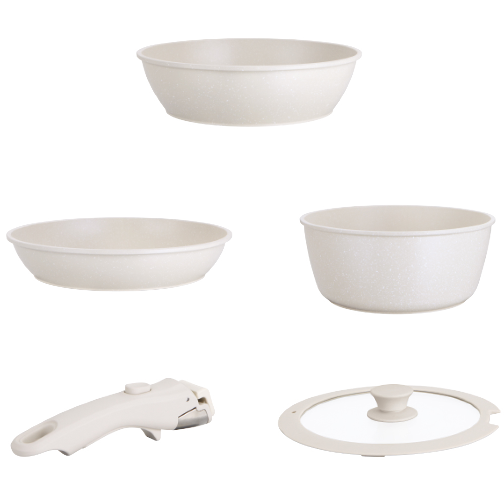RAF Cross-border best-selling detachable non-stick pan with inner and outer ceramic glaze, universal stove and cookware set Specification image