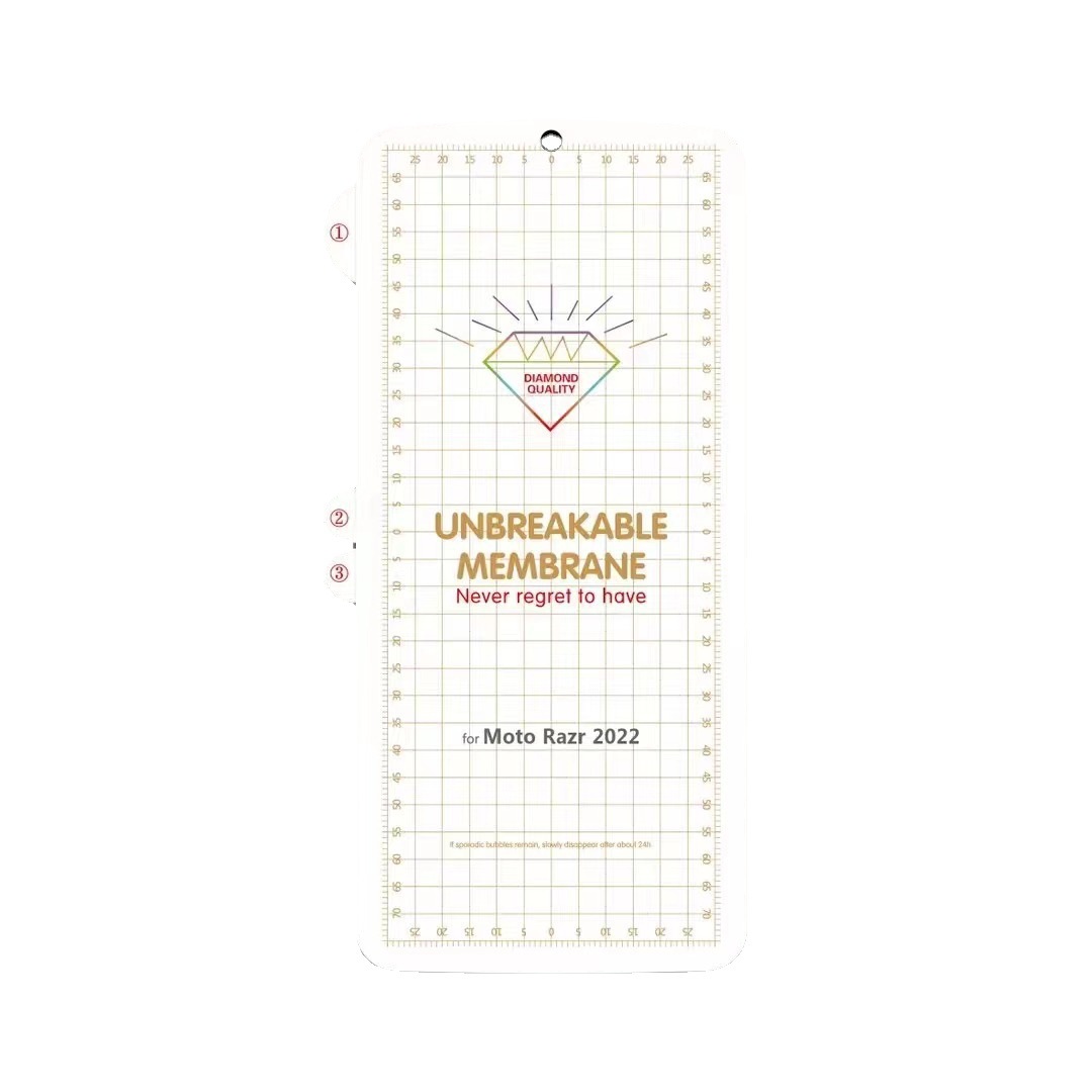 Suitable for MotoRazr40, Razr50, Razr60Ultra Diamond invisible film, high-definition matte front and back films Item Picture