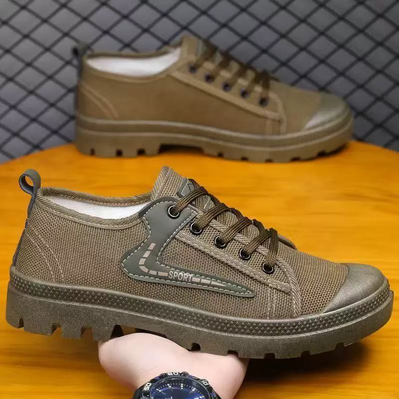 Labor protection shoes, men's work shoes, breathable and dirt-resistant men's shoes, waterproof casual and trendy men's shoes, best-selling casual shoes for men in foreign trade Specification drawing