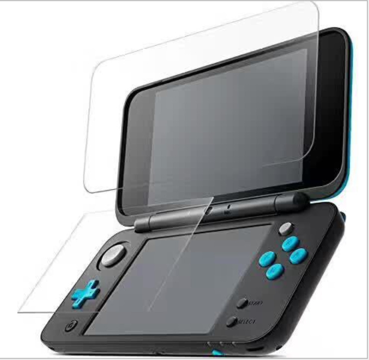 Nintendo 2DS XL tempered glass film, Nintendo 2DS LL game console protective film, Nintendo 2DS screen protector details Picture