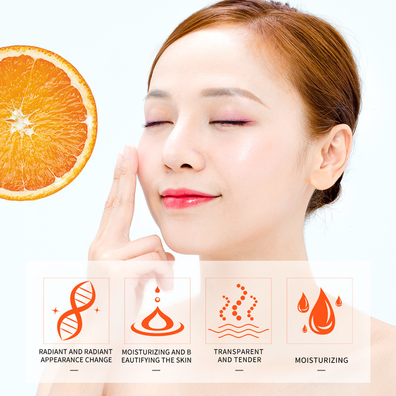 All-english ZOZU Vitamin C Essence for hydrating, shrinking pores, repairing and brightening skin. Cross-border export wholesale Application Scenario