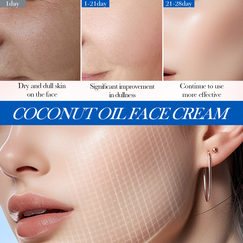 SADOER Coconut Oil Nourishing and Moisturizing Cream for hydrating and nourishing the skin, cross-border export wholesale details Picture