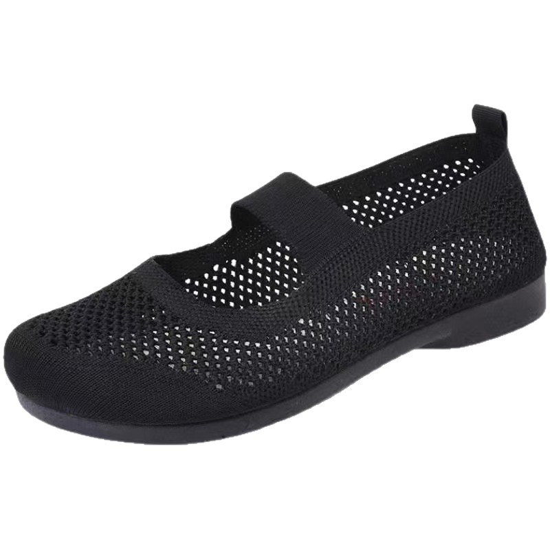 Spring/Summer 2025 new women's shoes, old Beijing style shoes, fisherman shoes, mom shoes, cross-border senior shoes, breathable, foreign trade ethnic style Item Picture