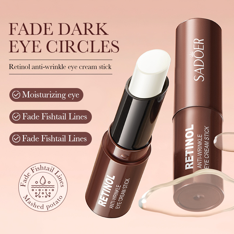 SADOER retinol series eye cream bars in full English moisturize the eye area and improve dryness. Cross-border export wholesale details Picture