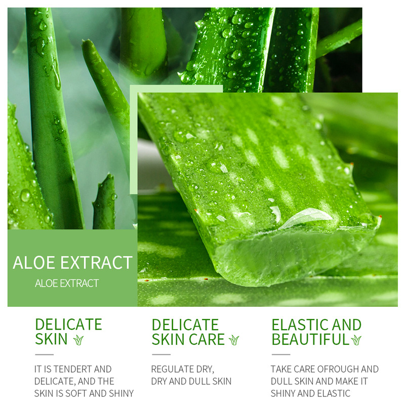 Full English SADOER Aloe Vera Gel Moisturizing and Hydrating Aloe Vera Gel Cross-border export wholesale Application Scenario