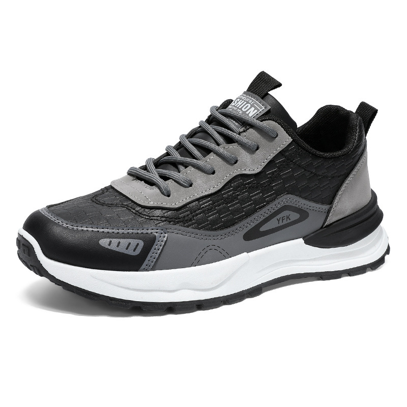 New breathable sports shoes for men in the summer of 2025, trendy and versatile thick-soled casual running dad shoes for men Item Picture