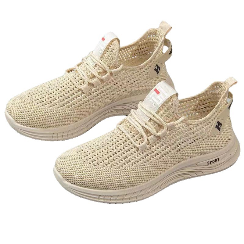 2023 new trendy men's shoes: Fashionable and popular running shoes, men's lightweight mesh shoes, breathable and trendy shoes, wholesale from men's manufacturers Item Picture