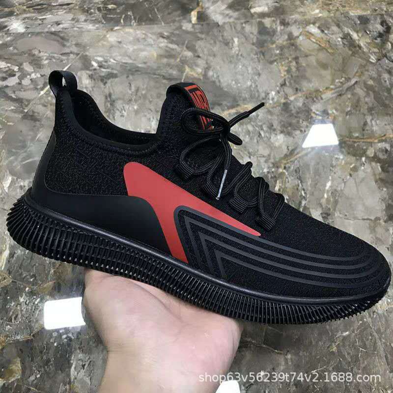"Sports Shoe Trend 2025 New Men's Summer Breathable Fei-woven sports shoes Men's casual shoes manufacturer wholesale. details Picture