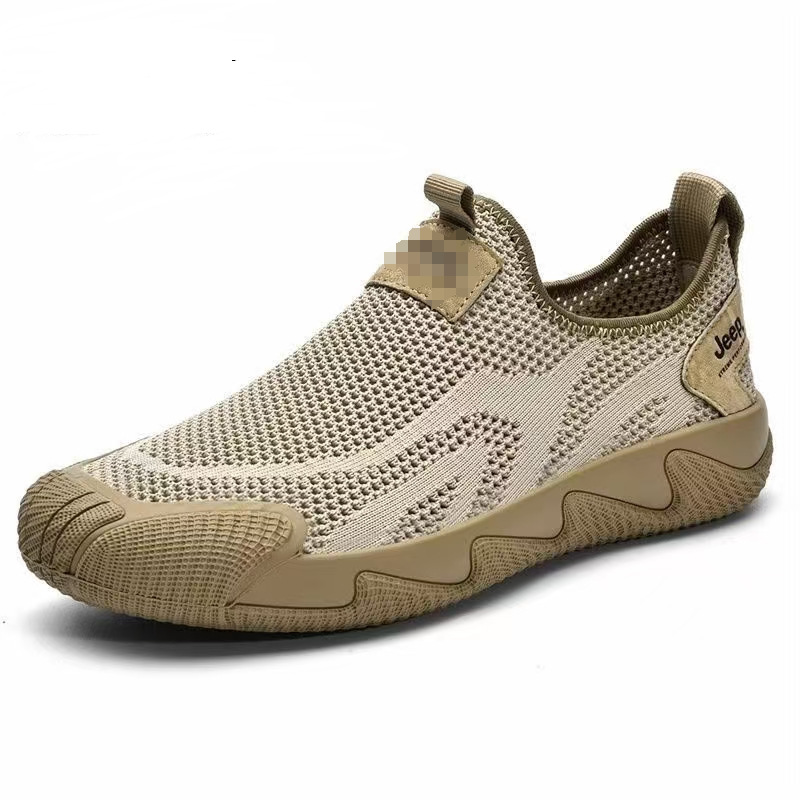 Men's Shoes 2025 new soft-soled comfortable running casual shoes, sports shoes casual shoes, cross-border wholesale for export, breathable details Picture