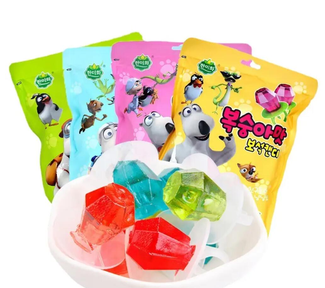 包邮批发！韩国韩美禾青葡萄味宝石戒指糖60g进口零食手办糖果详情2