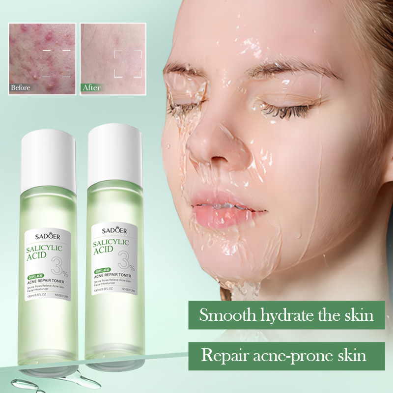 Cross-border export wholesale of SADOER salicylic acid acne Toner and Firming Moisturizing Water in full English details Picture