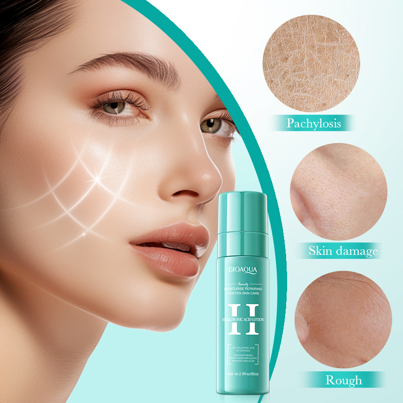 BIOAOUA Hyaluronic Acid Moisturizing Repair Lotion, Hydrating and rejuvenating Moisturizing Essence Lotion for cross-border export details Picture