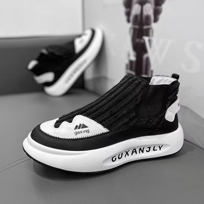 Men's 2024 Spring new Men's shoes, one-piece men's sports shoes, trendy casual shoes, men's one-piece consignment Application Scenario