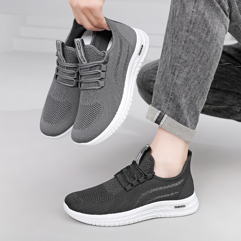 Men's shoes 2025 new style Feizhi breathable men's sports shoes casual and fashionable online shoes men's foreign trade wholesale cross-border details Picture