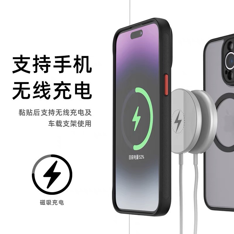 【 Free Sample 】 Magsafe magnetic ring for wireless charging magnetic patch car phone case holder Application Scenario