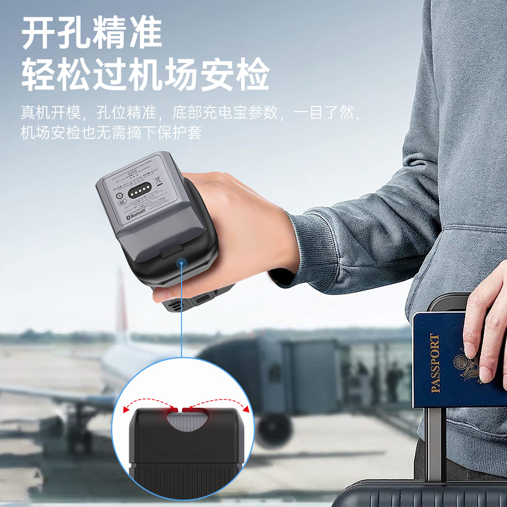 Anker power bank case 250W full package, Anker 200W anti-drop silicone case 27650mAH details Picture