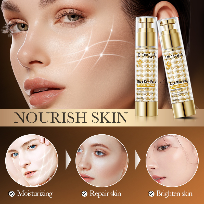 All-english BIOAOUA Rice Essence Lotion Moisturizing and hydrating Lotion Cross-border export wholesale Item Picture
