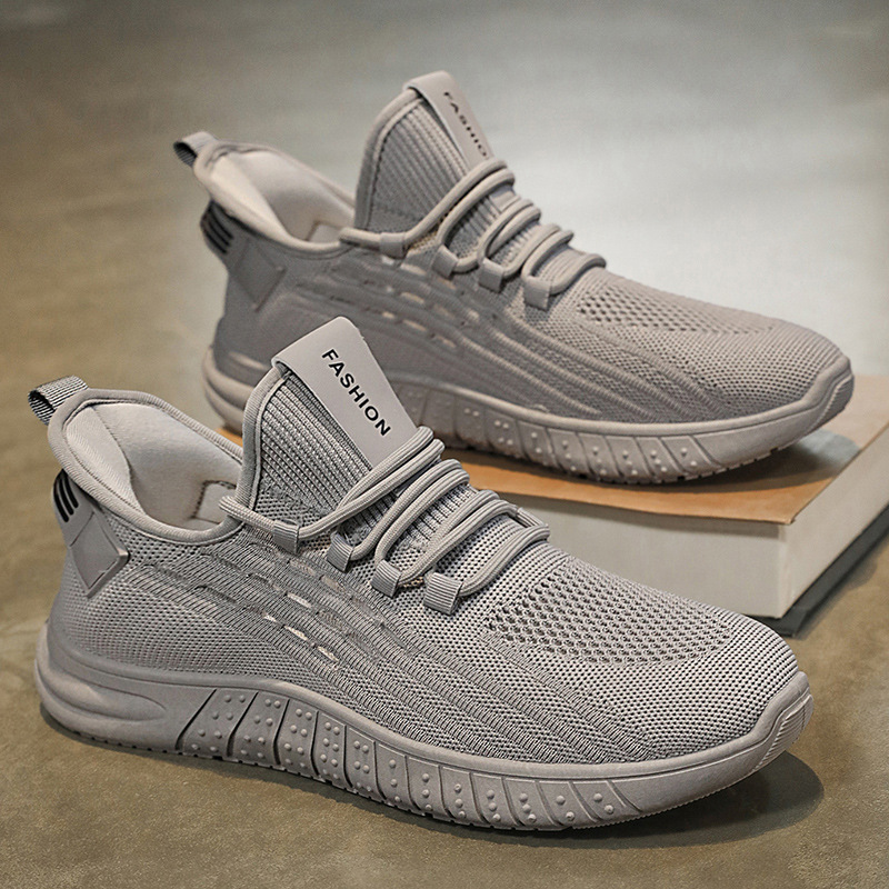 Coconut Shoes men's summer new breathable mesh shoes for men, trendy and versatile Fei-woven sports shoes, casual dad shoes details Picture