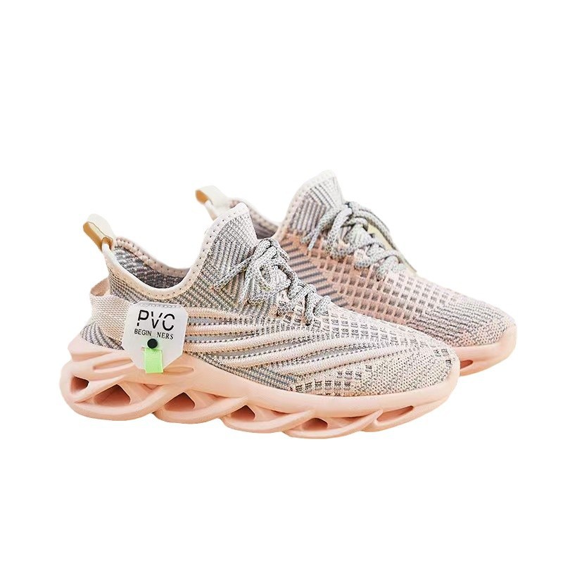 ins Korean version couple style flying woven shoes 2024 Summer new student sports shoes, breathable running casual shoes, lightweight Item Picture