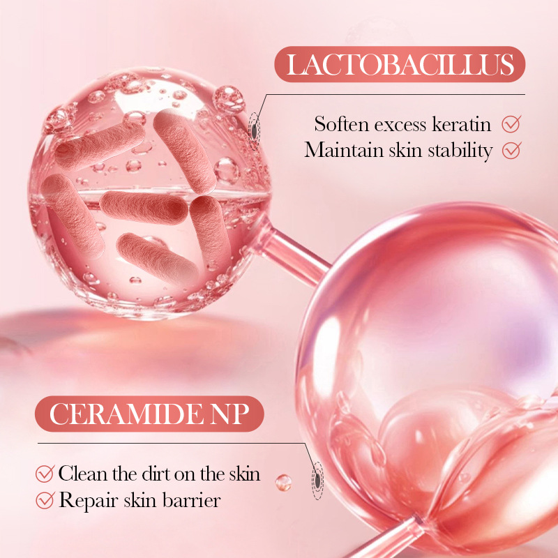 All-english SADOER Peach Lactic Acid Bacteria Gentle Facial Cleanser for cleansing the face, cross-border export wholesale Item Picture