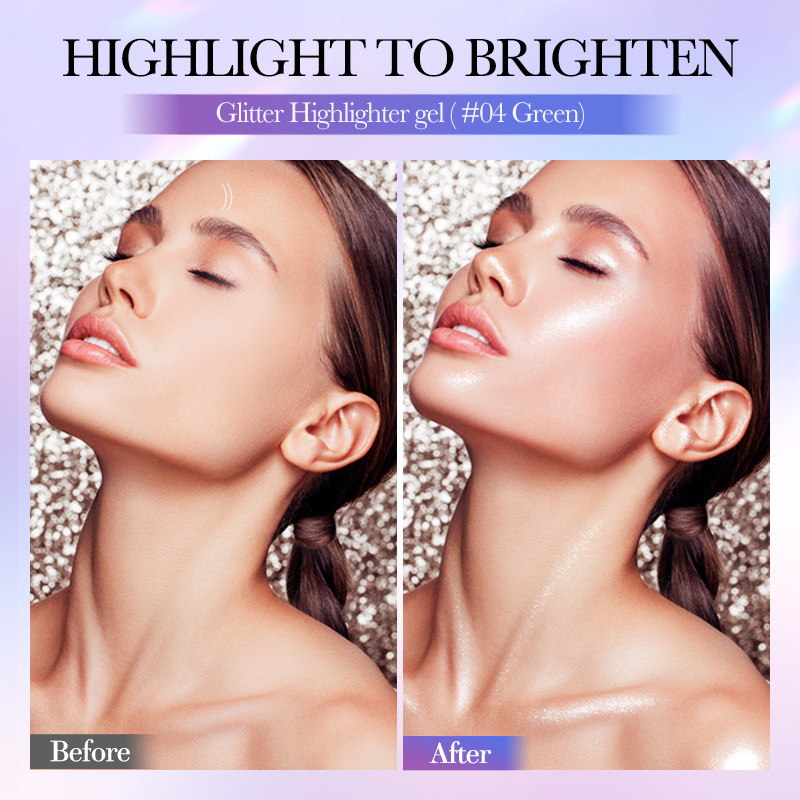 All-english SADOER Radiant High-Gloss Gel for Facial high-gloss Makeup Gel cross-border export wholesale Specification drawing