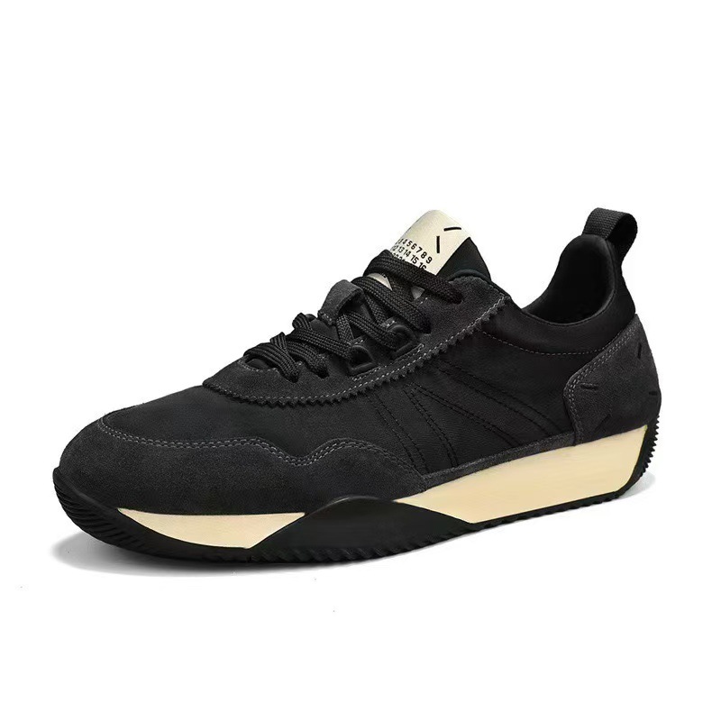 Autumn new ice silk fabric Forrest Gump men's shoes, Korean version student versatile sports casual shoes, trendy thick-soled shoes for men Item Picture