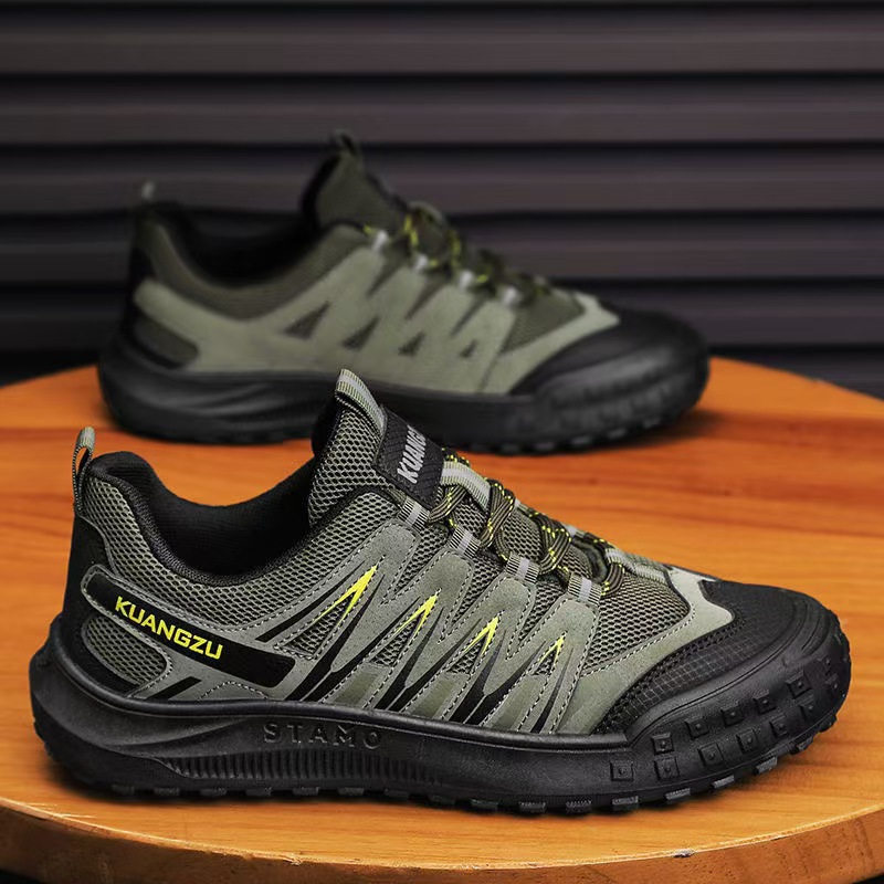 New men's summer breathable cross-border woven sports shoes for export, men's casual shoes wholesale for 2025 sports shoes details Picture