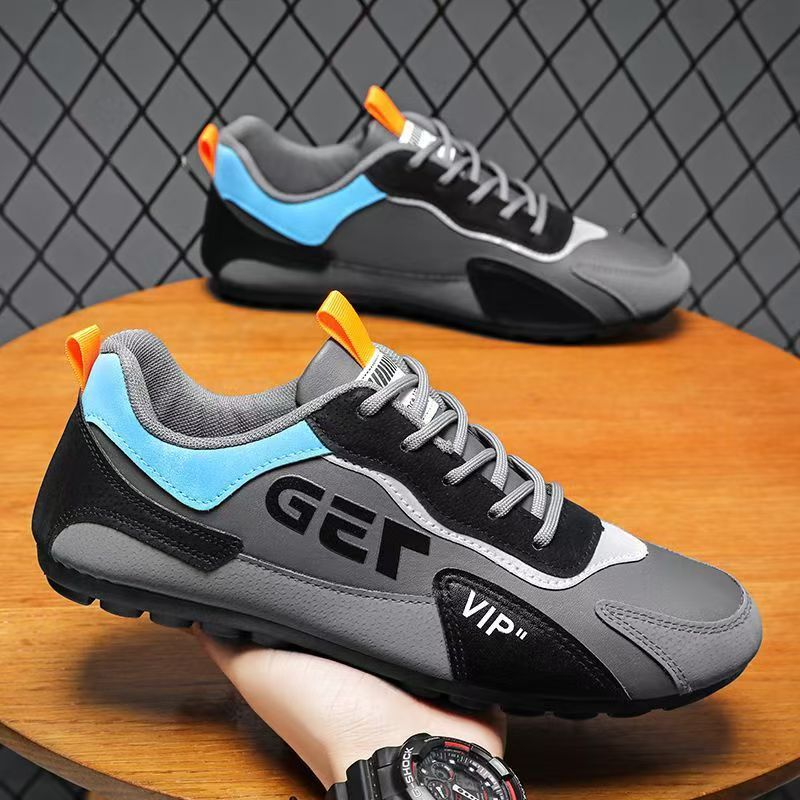 2025 New men's shoes, summer sports shoes, breathable mesh running shoes, teenagers' casual shoes, Korean version men's trendy shoes Application Scenario