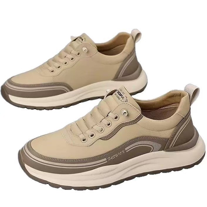 Wholesale and distribution of new men's shoes for 2025, fashionable and versatile sports and casual shoes, spring and autumn breathable sneakers and sports shoes Item Picture