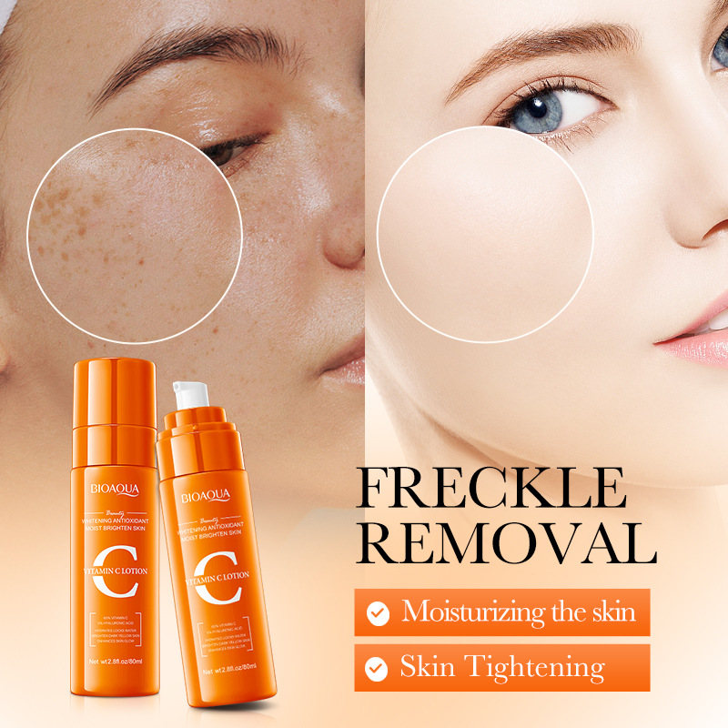 BIOAQUA Vitamin C Whitening Antioxidant Lotion Hydrating Moisturizing Essence Lotion for cross-border export details Picture