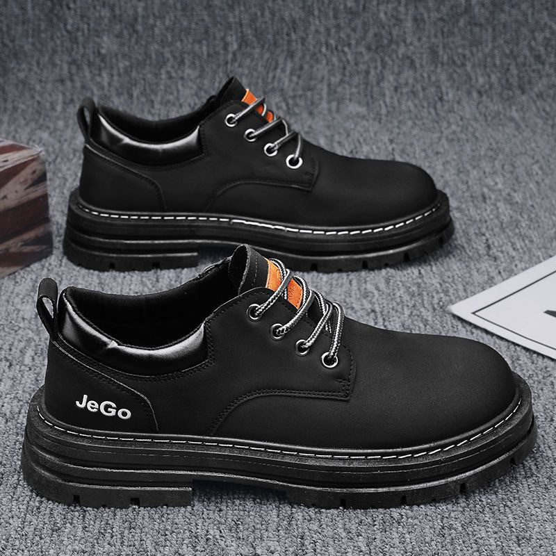 New breathable Martin boots for men in autumn, Korean style, trendy, versatile, anti-slip, durable, casual workwear and safety shoes for men Application Scenario