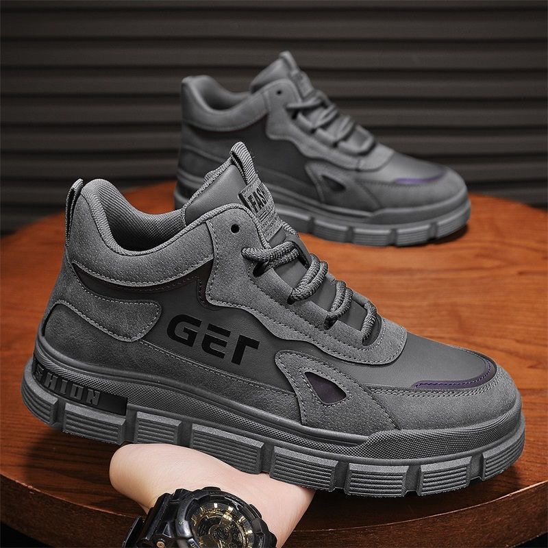 Men's autumn 2024 new style construction site work, mountaineering, safety shoes, men's casual sports high-top workwear, Dr. Martens boots Application Scenario