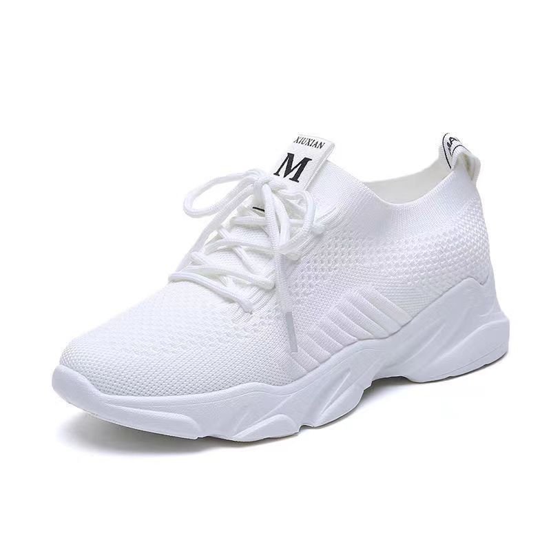 Factory wholesale 2025 sports shoes, women's flat shoes, spring and summer new style mesh breathable shoes, women's casual shoes, women's trend Item Picture