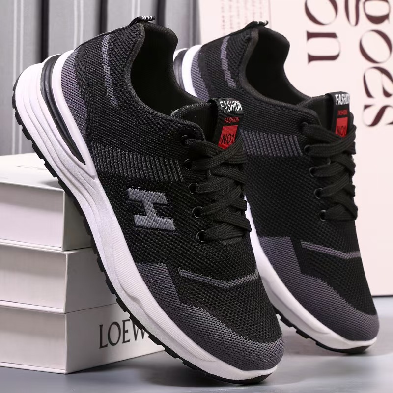 2024 New Spring and summer lightweight sports shoes for women, Korean style, versatile and fashionable running shoes, breathable mesh, casual women's shoes Specification drawing