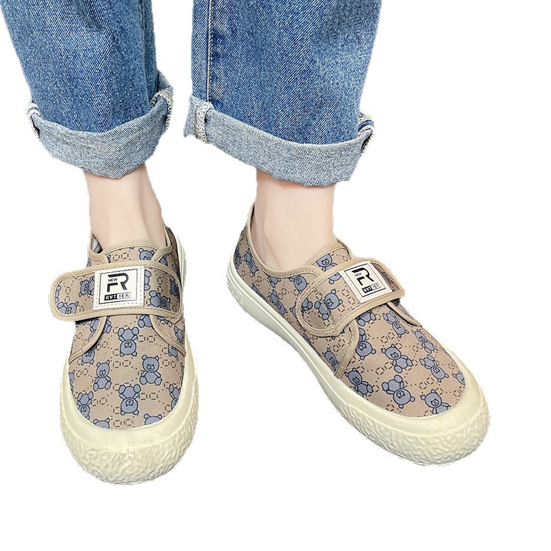 In 2025, new spring styles of women's shoes and sports shoes in old Beijing, cross-border wholesale for export, fisherman's shoes, canvas shoes, board shoes, low top Item Picture