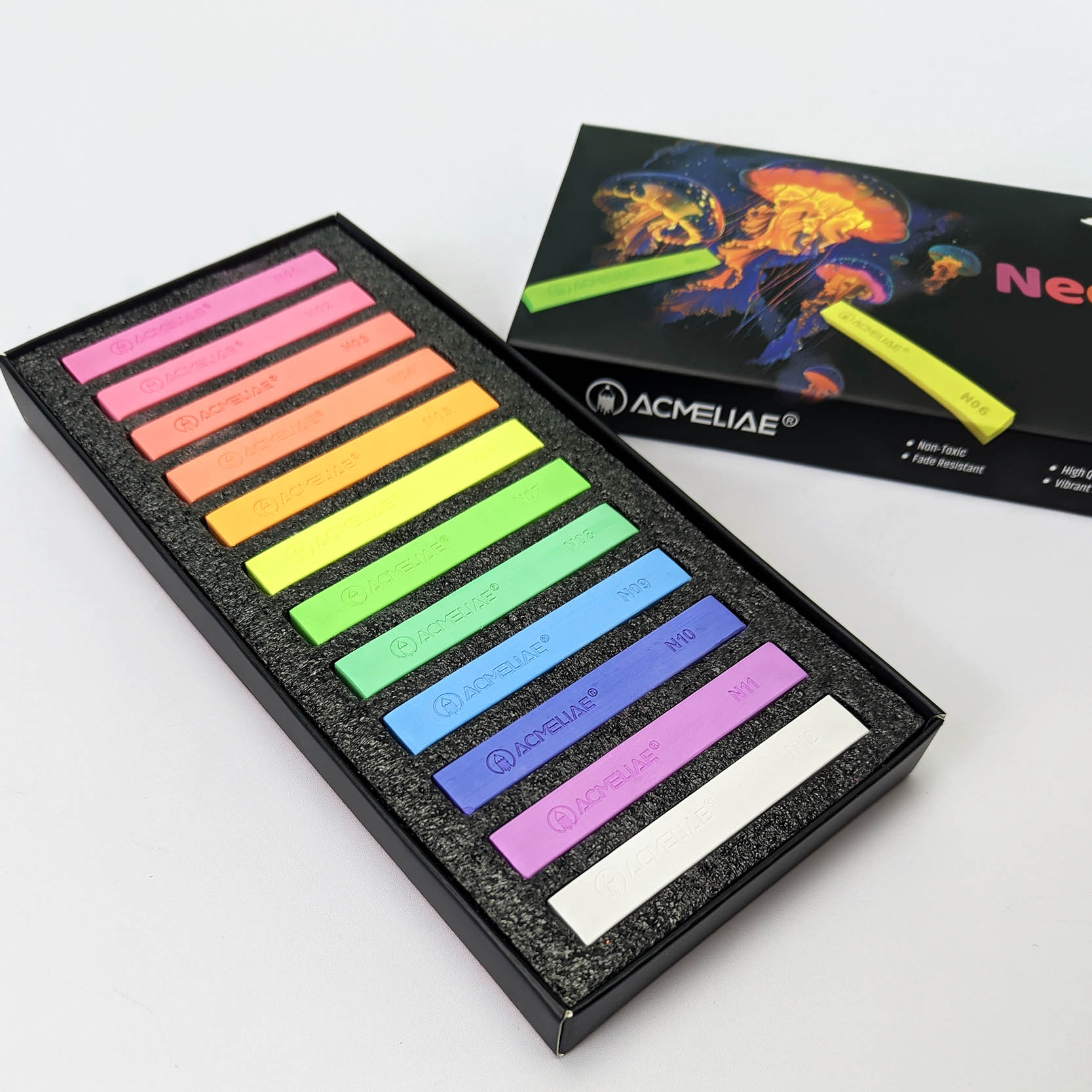 ACMELIAE 12 colors neon tone soft pastel SPN-12 thumbnail