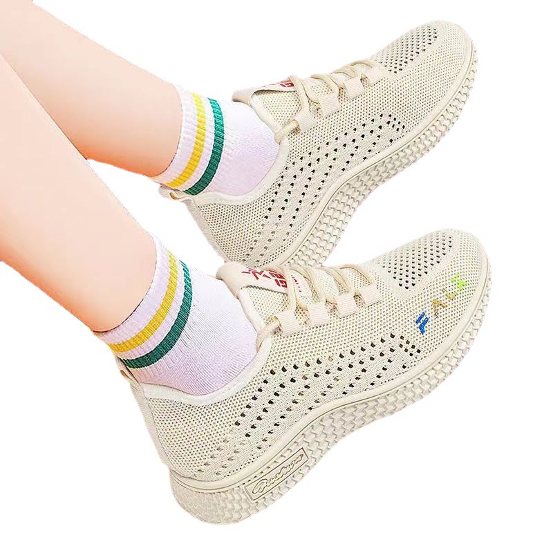 Women's shoes 2023 New style Feizhui breathable sports shoes, women's popular running shoes, export wholesale women's shoes, mom shoes Item Picture