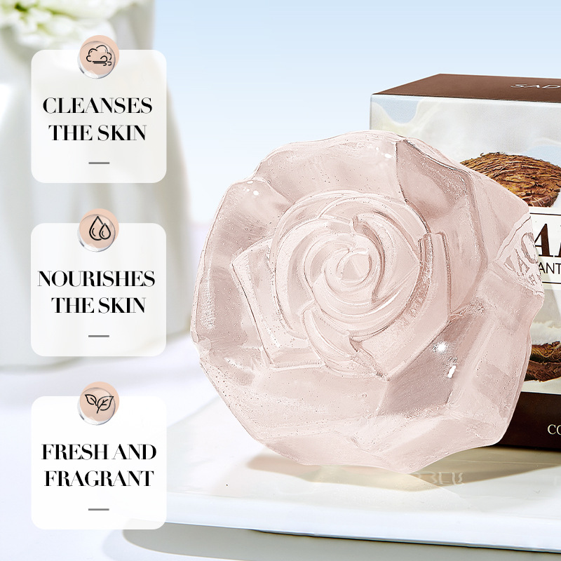 SADOER coconut essential oil soap, handmade soap, universal soap for cleansing the body, cross-border export wholesale details Picture