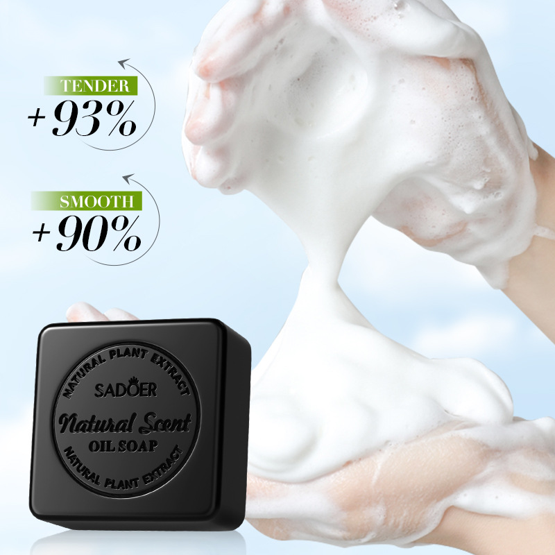 SADOER bamboo charcoal essential oil soap for deep cleansing of the body, universal handmade soap, cross-border export wholesale Application Scenario
