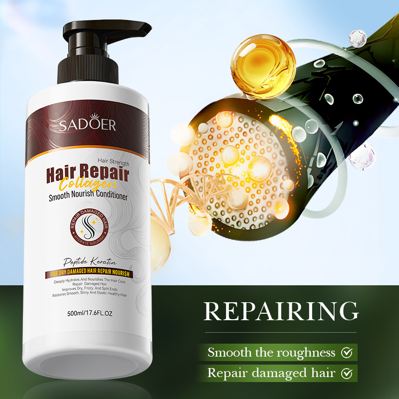 Full English SADOER Collagen Softening, Repairing and Nourishing Hair Conditioner Cross-border export wholesale Item Picture