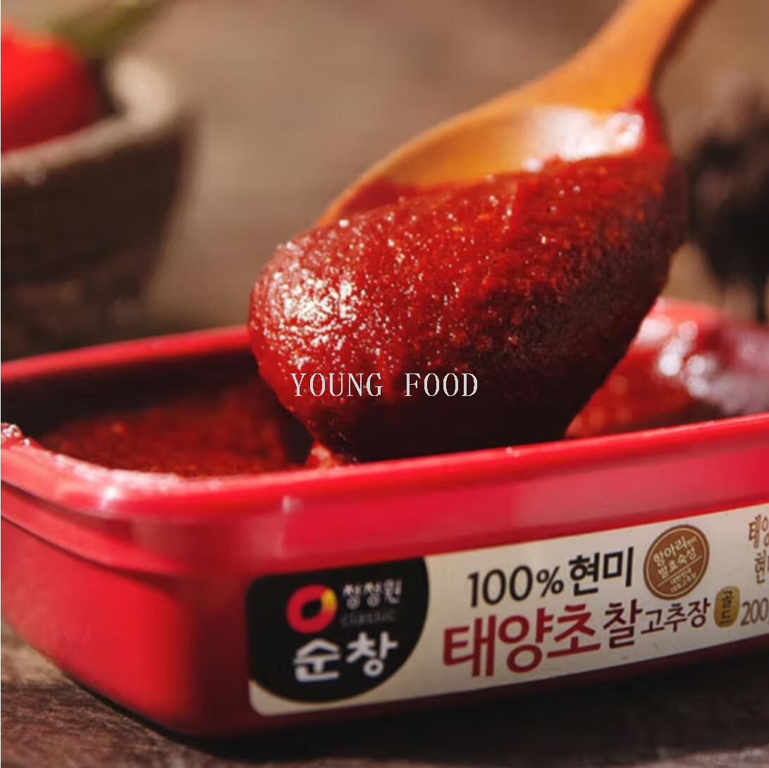 包邮批发!韩国进口零食手办 清净园淳昌辣椒酱 极辣)(盒)200g详情3