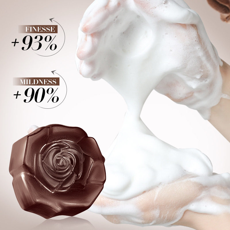 SADOER coffee bean essential oil soap, handcrafted soap, universal soap for cleansing the body, cross-border export wholesale Specification drawing