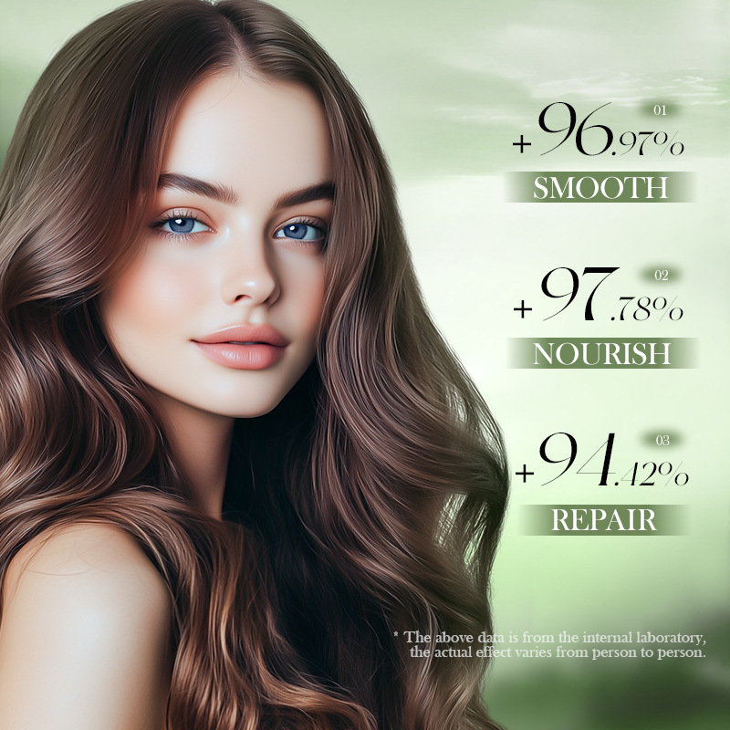 SADOER Ginseng and Polygonum multiflorum Nourishing and Softening Hair Essential Oil Nourishing and Silky hair Cross-border wholesale Specification drawing