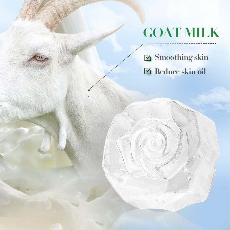 All-english SADOER goat milk essential oil Soap, handmade soap, universal soap for cleansing the body, cross-border export wholesale Specification drawing