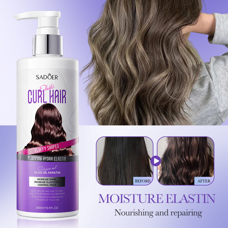 Cross-border export wholesale of SADOER Moisturizing Elastin Nourishing Hair Conditioner in Full English Item Picture