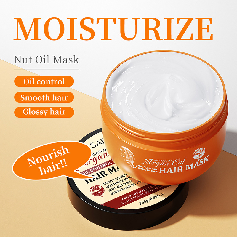 SADOER Moroccan argan oil hair Mask, smooth, soft and fluffy hair mask, cross-border export wholesale details Picture