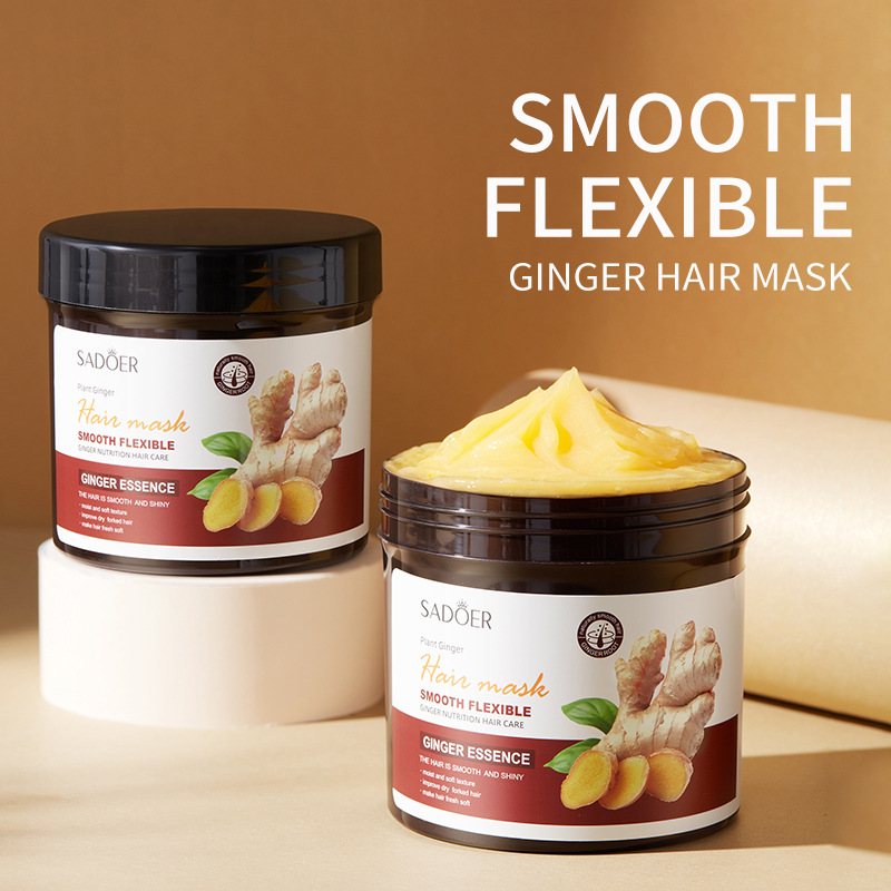 All-english SADOER ginger hair Mask for improving frizzy and smooth hair conditioner cross-border export wholesale details Picture