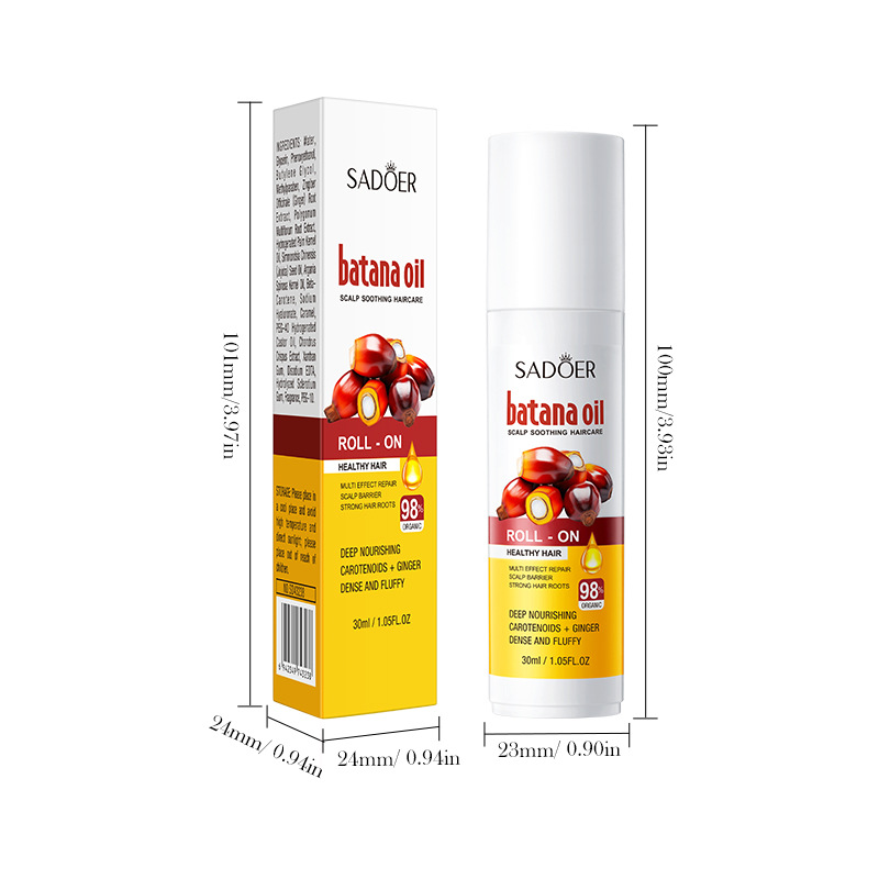 Cross-border export wholesale of SADOER Bartana Scalp Soothing Hair Roll-on Moisturizing and Nourishing Hair Conditioner Item Picture
