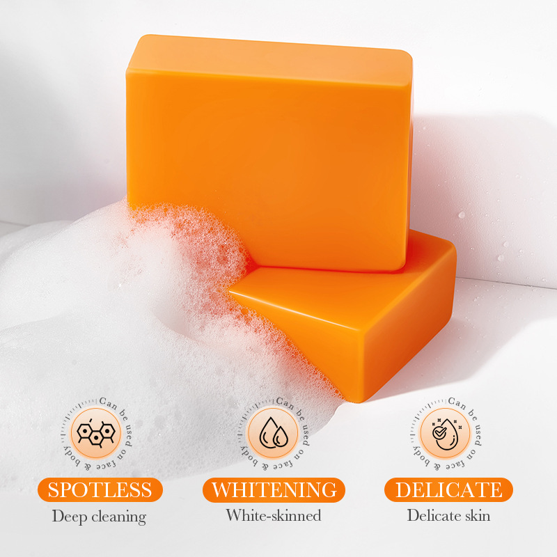 All English SADOER kojic acid whitening soap, handmade soap, bath soap, body cleansing soap, cross-border export wholesale details Picture